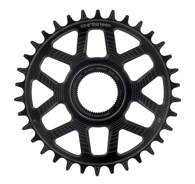 E-Thirteen Helix R espec Chainring for Fazua Ride 60 - Black
