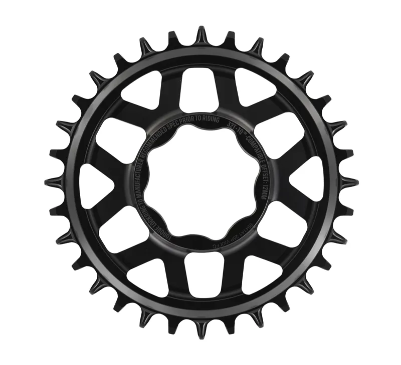 E-Thirteen Helix R espec Chainring for TQ HPR50 - Black-1
