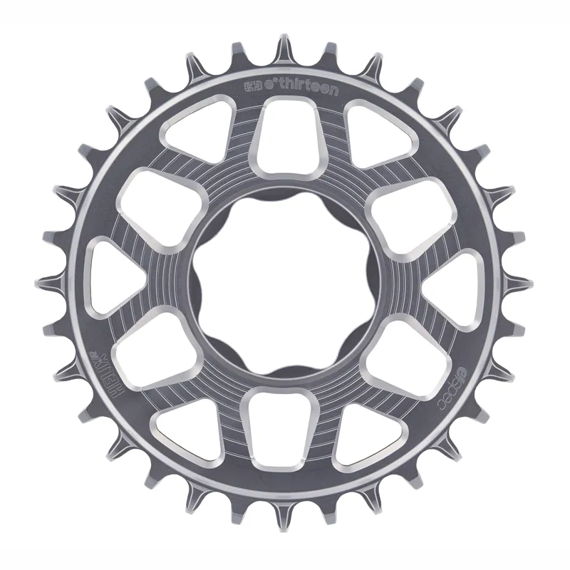 E-Thirteen Helix R espec Chainring for TQ HPR50 - Silver