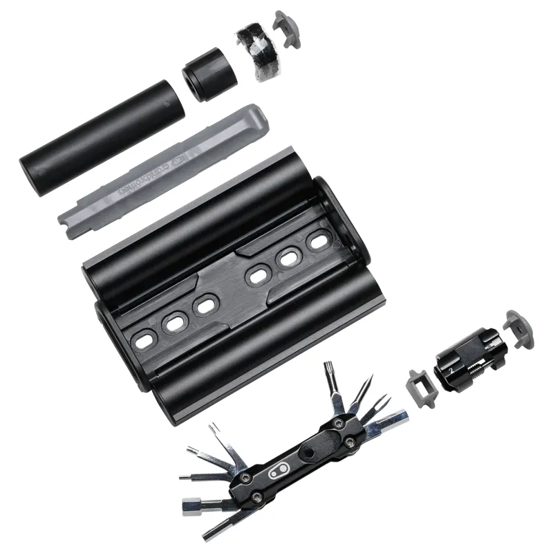 Crank Brothers TT17 SOS Twin Tube Tool Kit - Black/Silver-1