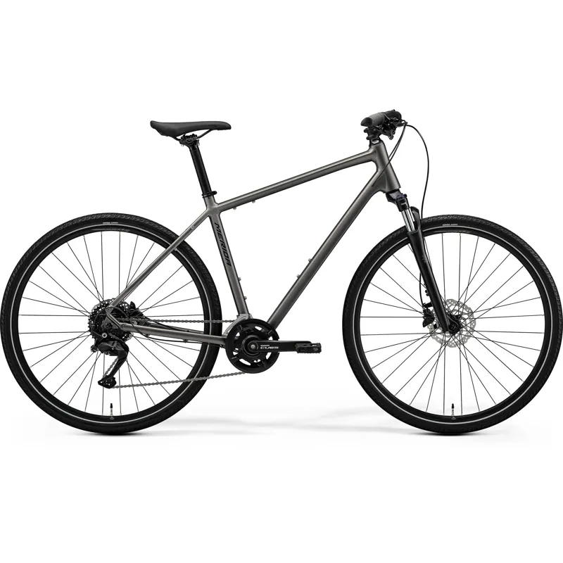 Merida Crossway 100 2026 Hybrid Bike - Warm Slate Grey