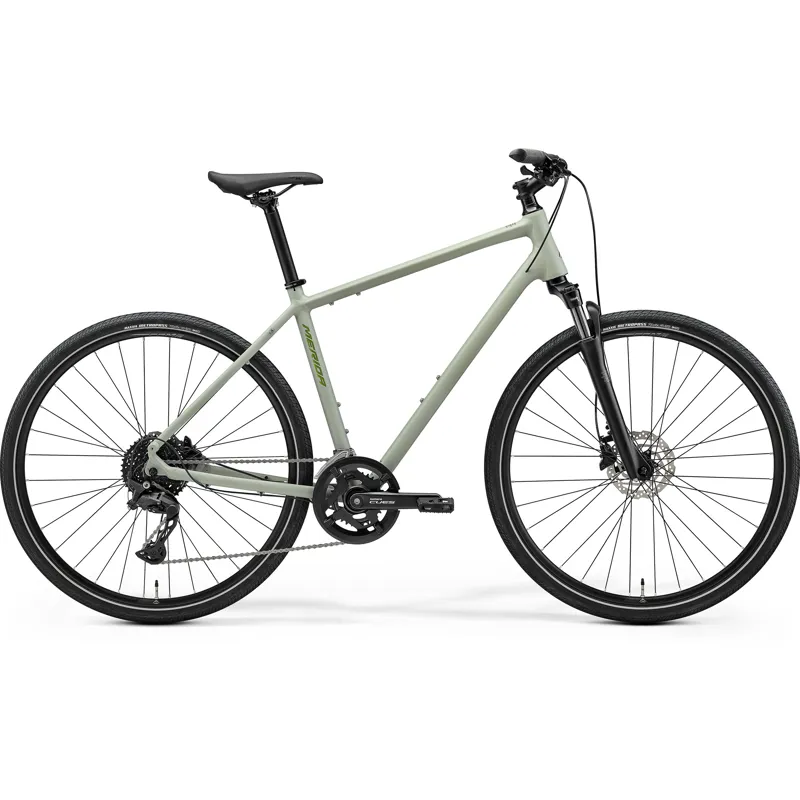 Merida Crossway 300 2026 Hybrid Bike Early Moss Grey