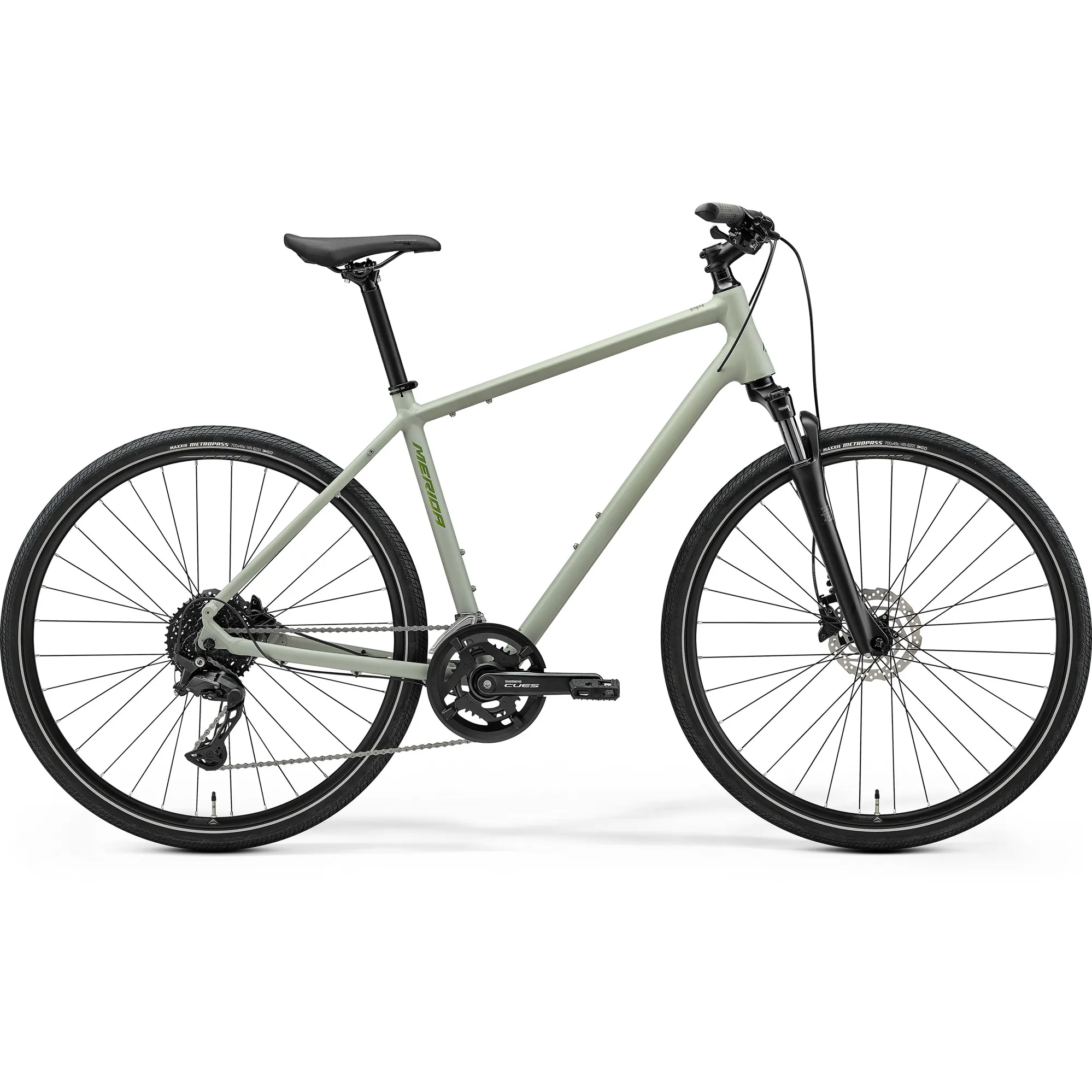 Merida Crossway 300 2026 Hybrid Bike Early Moss Grey