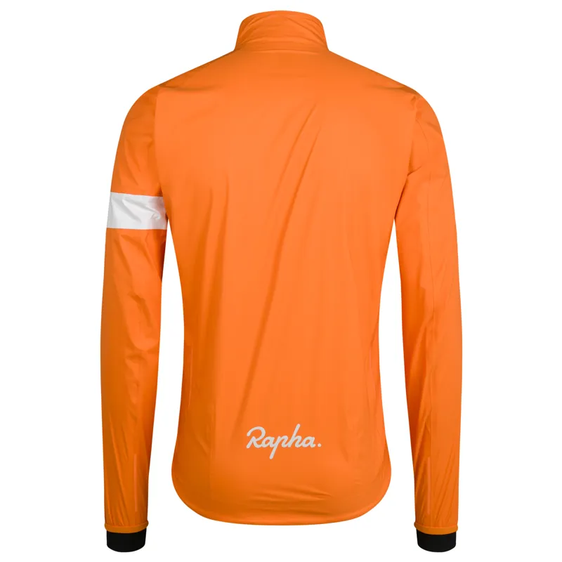 Rapha Core Men's Rain Jacket II - Bright Orange/White-1