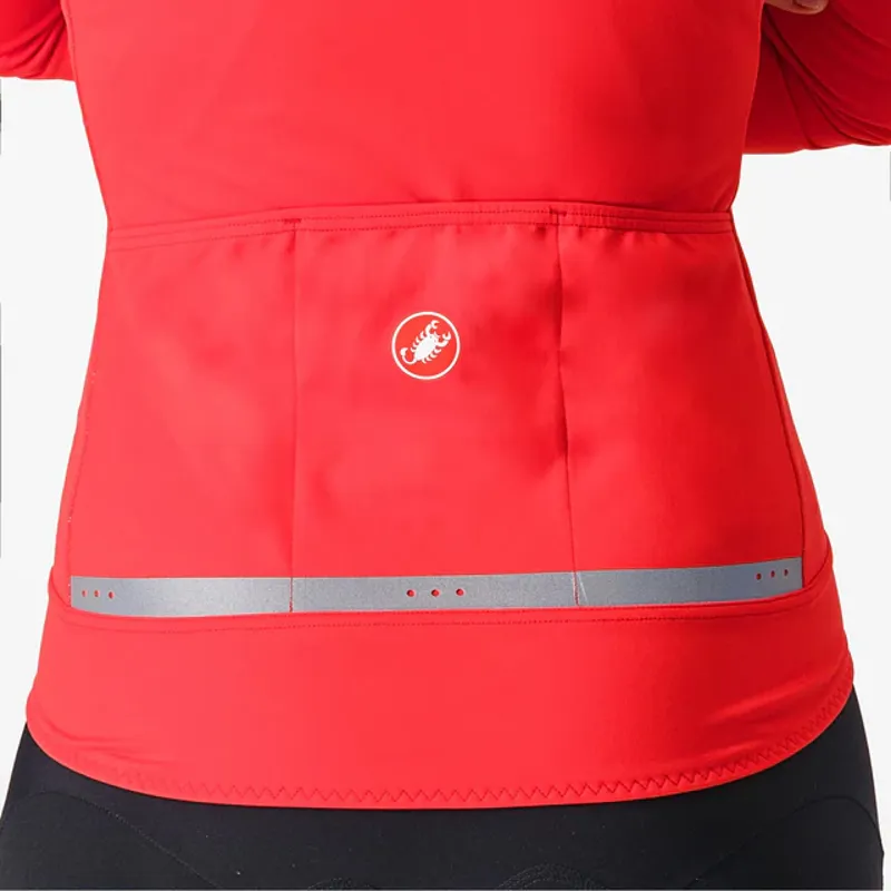 Castelli Perfetto RoS 2 Women's Jacket - Hibiscus/Silver Reflex-7