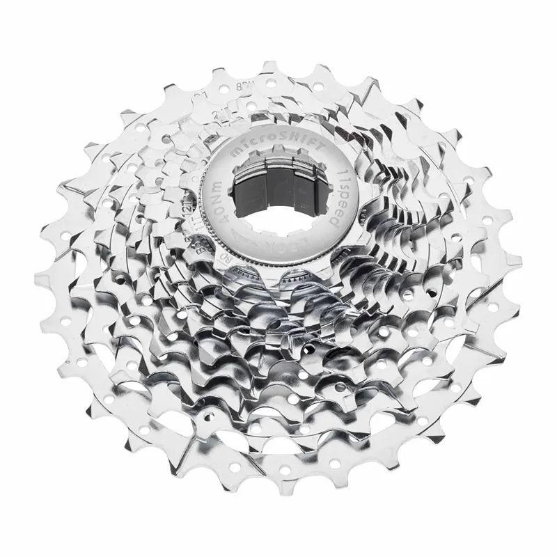 Microshift CS-G110 G-Series 11 Speed Cassettes - Chrome - 11-32T