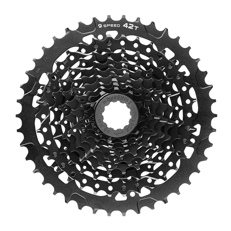 Microshift CS-H093A ADVENT H-Series 9 Speed Cassette - Black - 11-42T