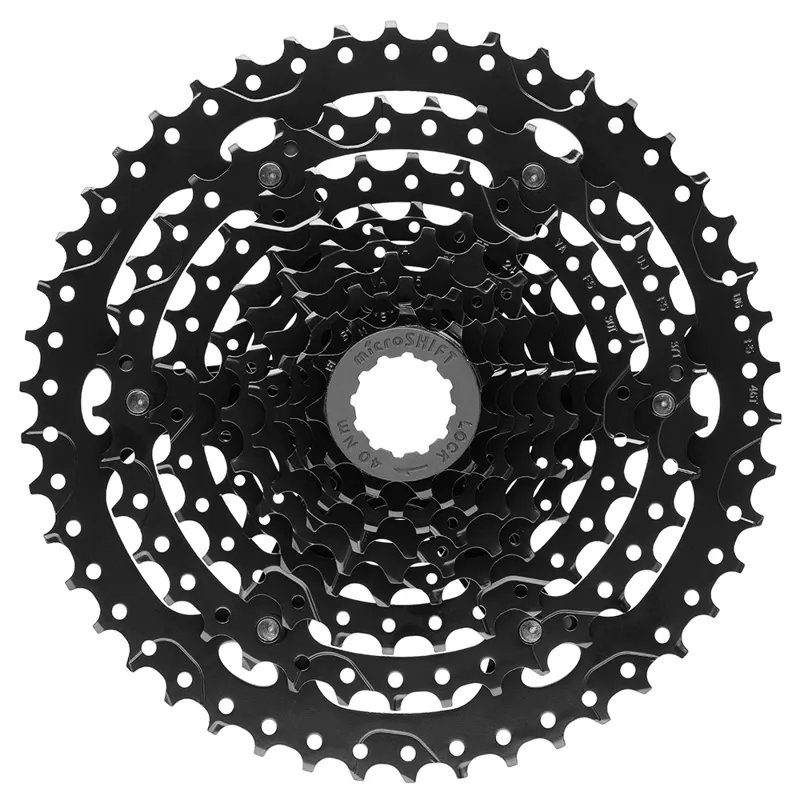Microshift CS-H093 ADVENT H-Series 9 Speed Cassettes - Black 11-46T