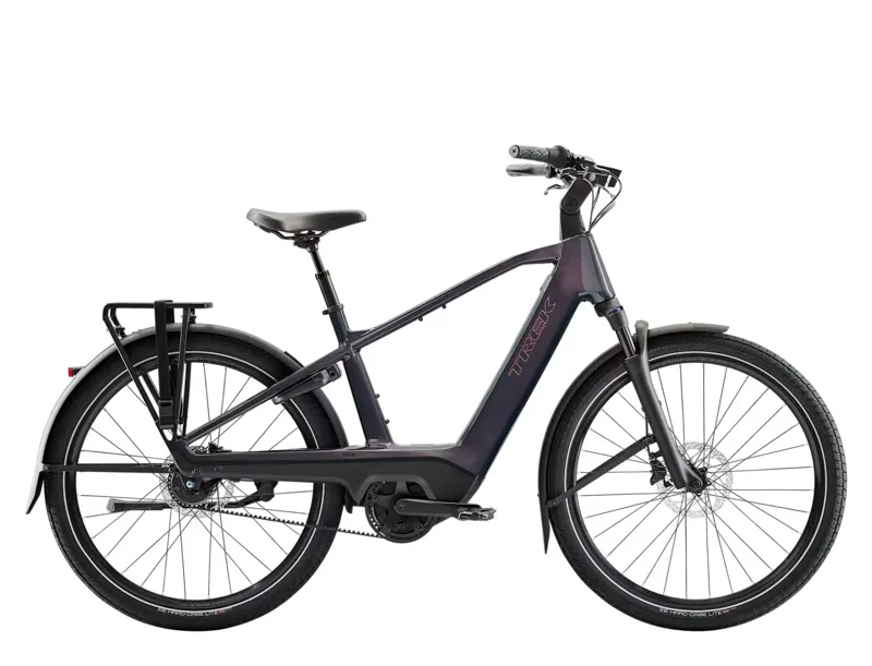 Trek Charter+ 4 Nexus 5 Belt SO 800wh 2027 Electric Hybrid Bike - Covellite Blue