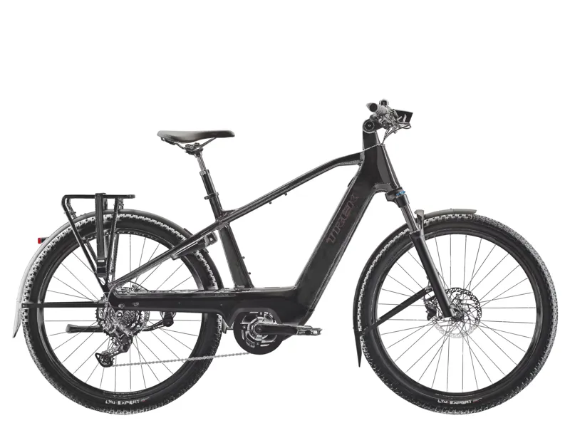 Trek Charter+ 4 R9 Trail  Stepover 800wh 2026 Electric Hybrid Bike - Dark Web