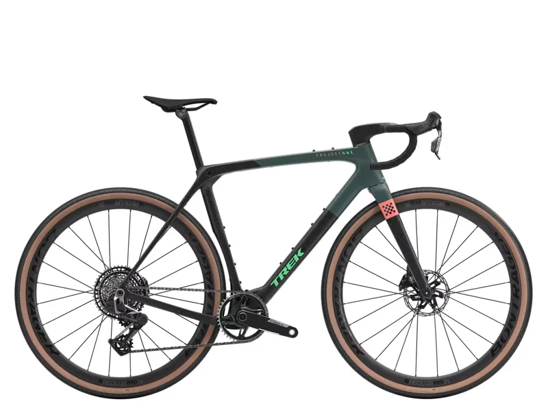 Trek Checkmate SLR 7 AXS 2026 Gravel Road Bike - Trek Black/Juniper Splatter