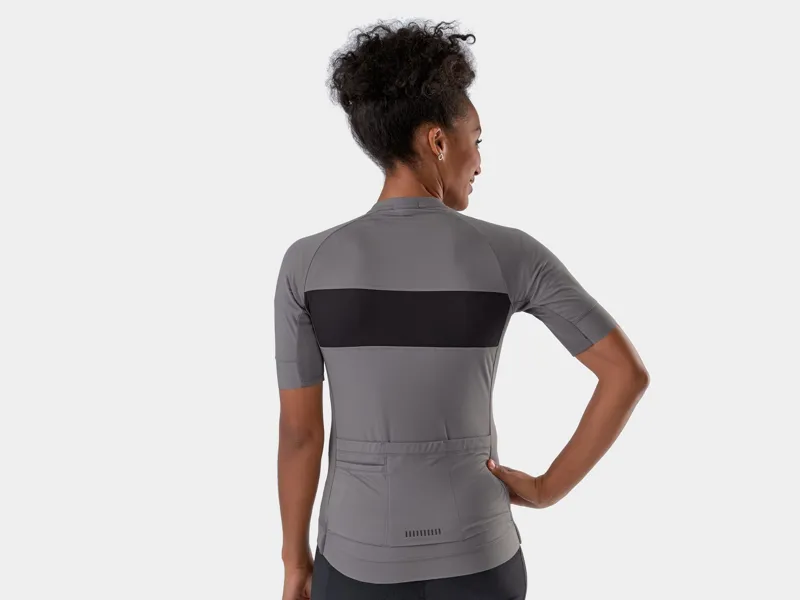 Trek Circuit LTD Women's Short Sleeve Jersey - Charcoal/Black-1