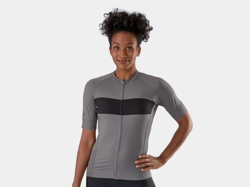 Trek Circuit LTD Women's Short Sleeve Jersey - Charcoal/Black