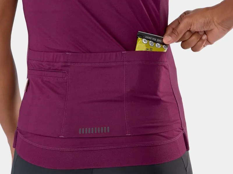 Trek Circuit LTD Women's Short Sleeve Jersey - Mulberry/Blush-3