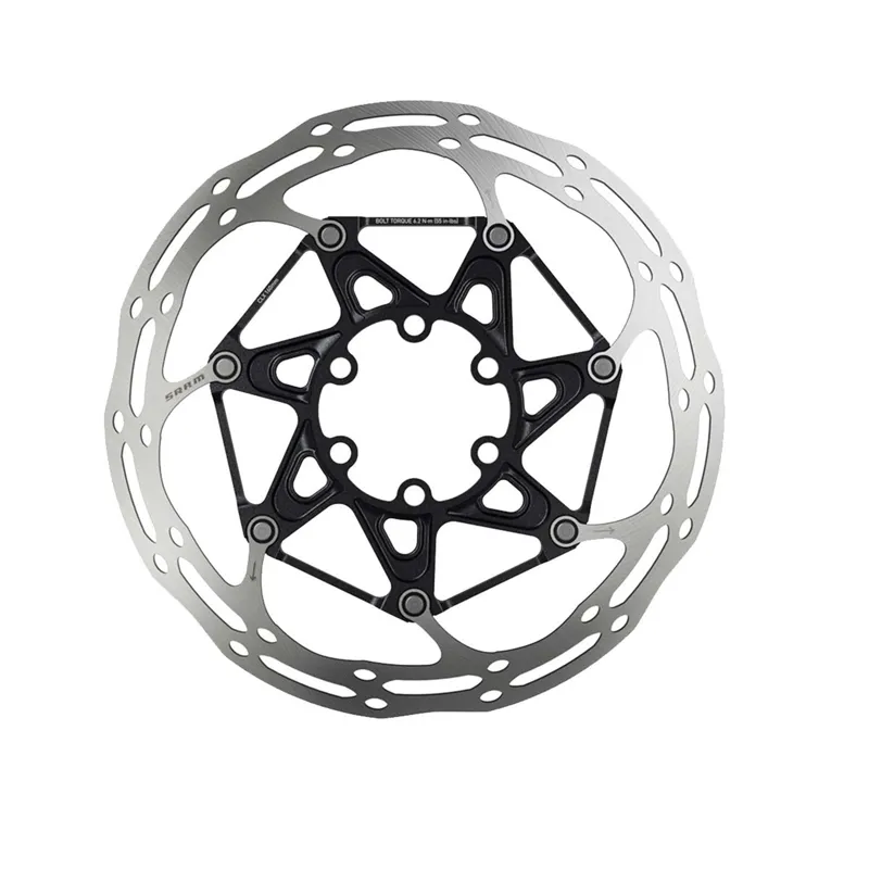 Sram Centerline 2 Piece Black Rounded Disc Rotor - 180mm