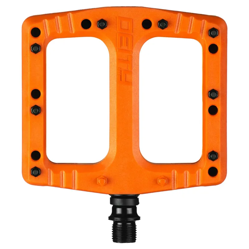 Deity Deftrap Flat MTB Pedals - Orange