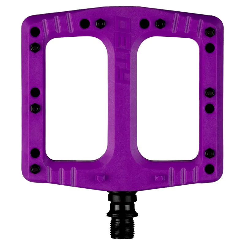 Deity Deftrap Flat MTB Pedals - Purple