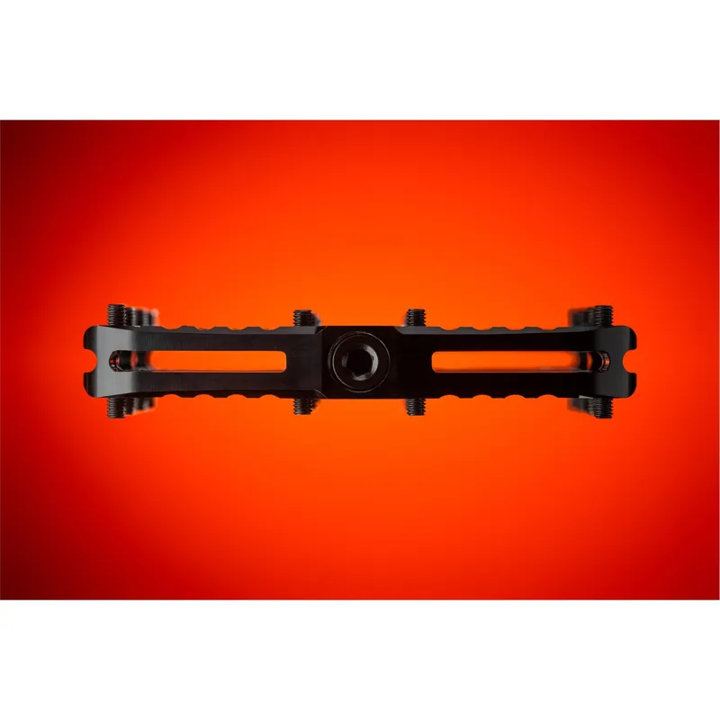 Deity Flat Trak MTB Flat Pedals: - Black-6