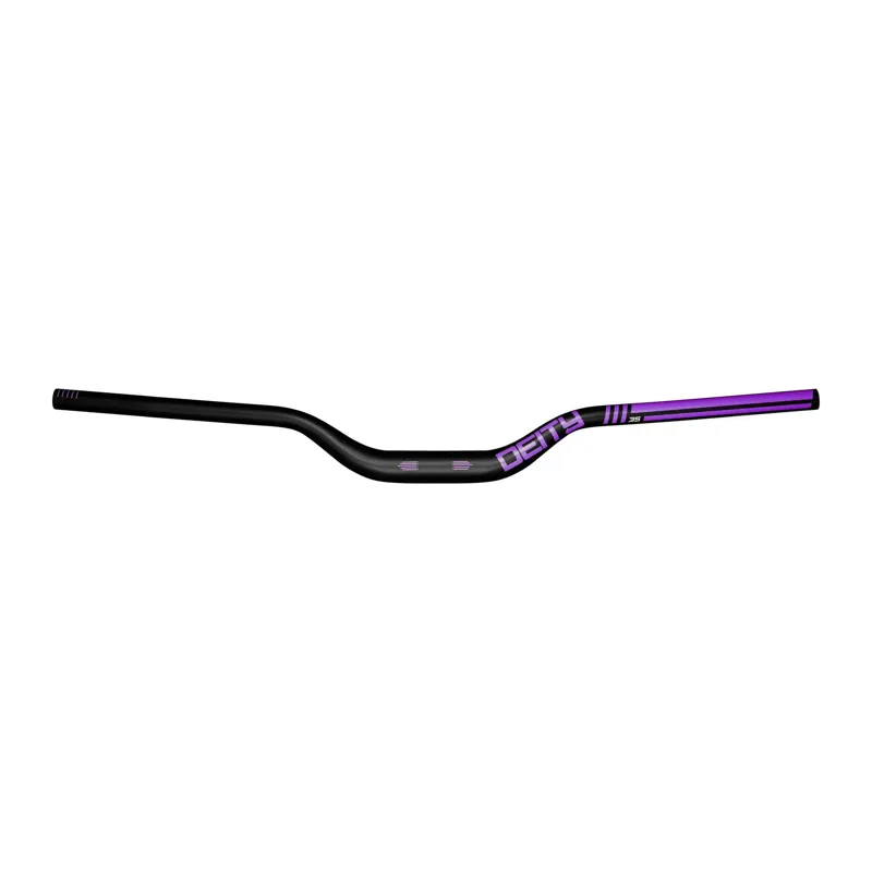 Deity Highside 800mm Handlebar 35mm Bore 50mm Rise - Black/Purple
