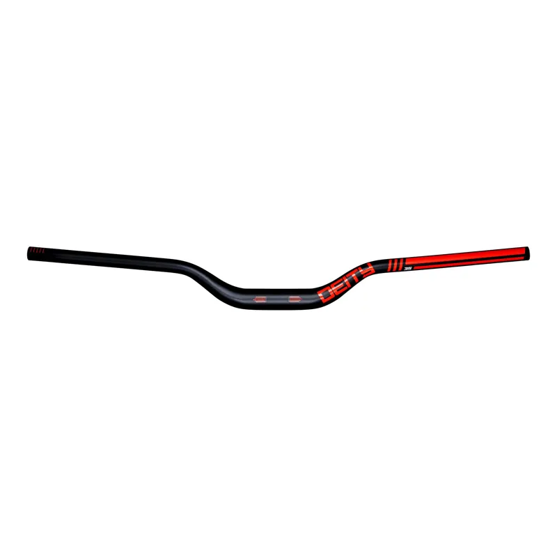 Deity Highside 800mm Handlebar 35mm Bore 50mm Rise - Black/Red