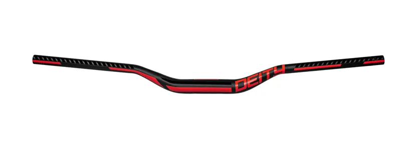 Deity Racepoint 810mm Handlebar 35mm Bore 38mm Rise - Black/Red