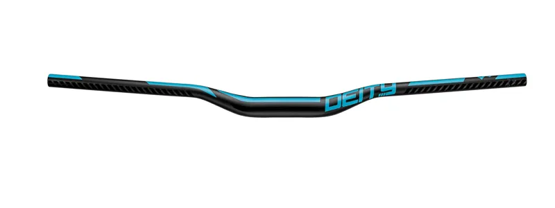 Deity Ridgeline 800mm Handlebar 35mm Bore 25mm Rise - Black/Turquoise