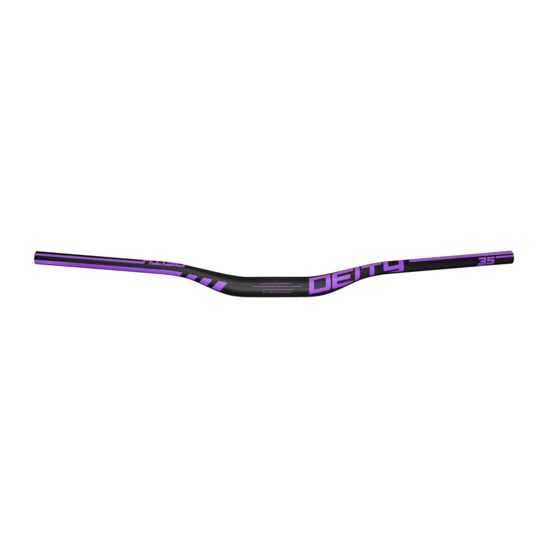 Deity Speedway Carbon Handlebar 35mm Bore 30mm Rise 810mm - Purple