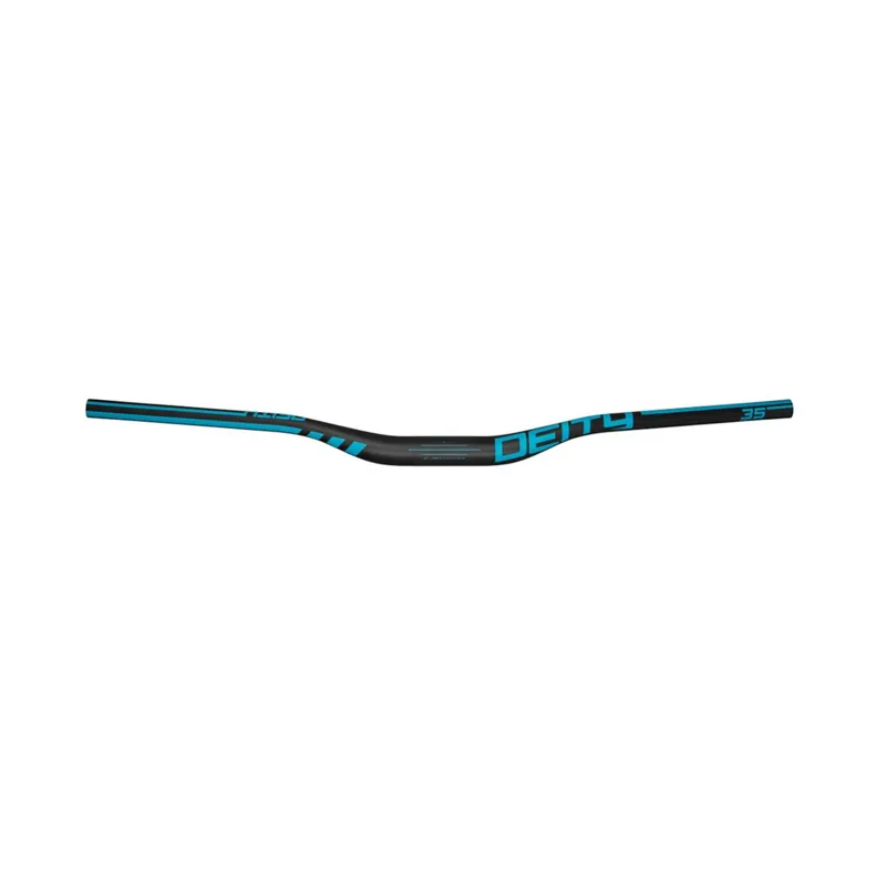 Deity Speedway Carbon Handlebar 35mm Bore 30mm Rise 810mm - Turquoise