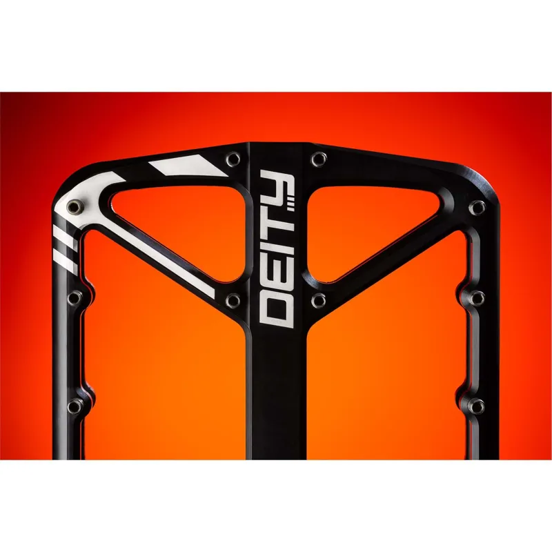 Deity Supervillain Flat MTB Pedals - Black-2