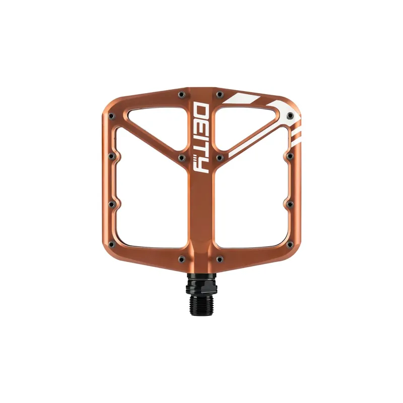 Deity Supervillain Flat MTB Pedals - Bronze