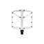 Deity Supervillain Flat MTB Pedals - Silver
