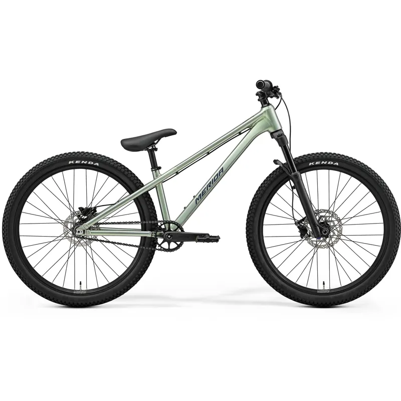 Merida Dirt 500 26w 2026 Dirt Jump Bike - Glossy Grey/Green Flakes