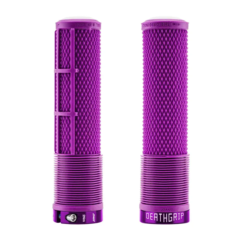 DMR - DeathGrip 2 Flangeless MTB Grips - Thin - Full Purple