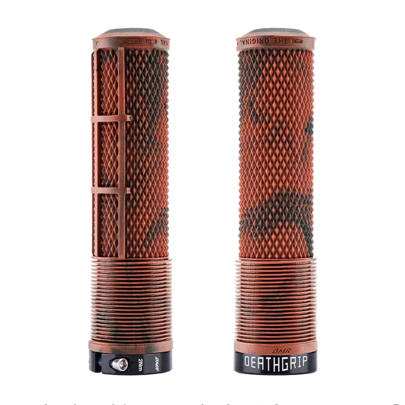 DMR - DeathGrip 2 Flangeless MTB Grips - Thin - Brown Marble