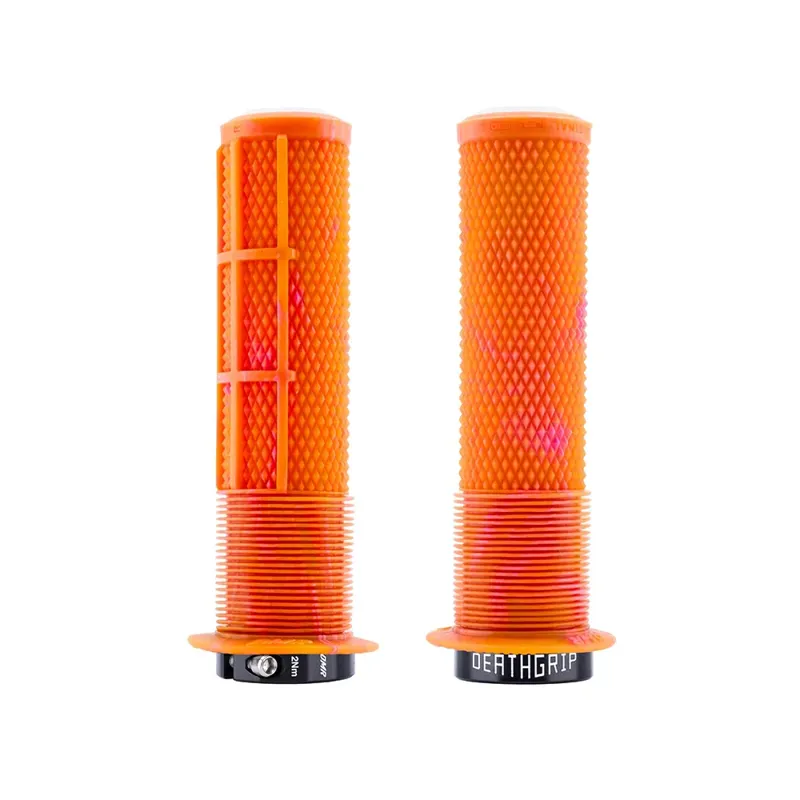 DMR DeathGrip 2 Flanged MTB Grips - Thick - Bubblegum