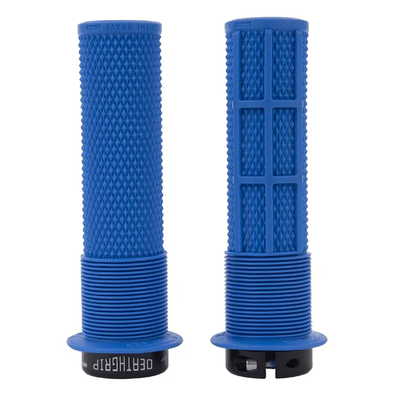 DMR BRENDOG DeathGrip Flange MTB Grips - Thin - Navy Blue