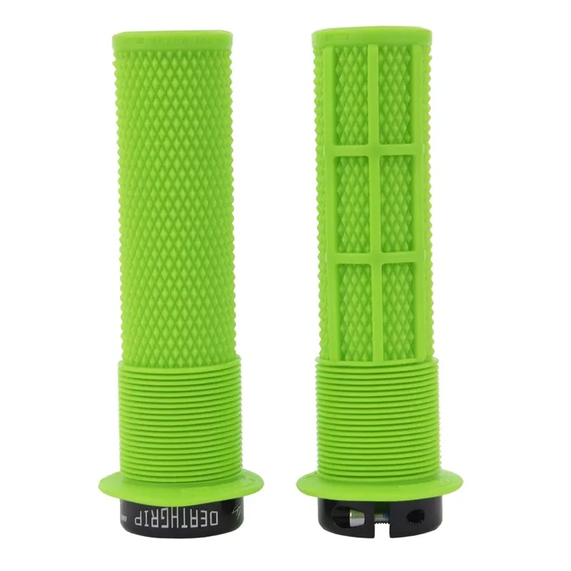 DMR BRENDOG DeathGrip Flange MTB Grips - Thin - Sick Green