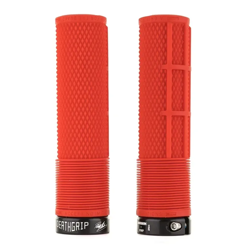 DMR BRENDOG DeathGrip MTB Grips - Thin - Red