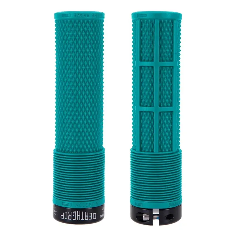 DMR BRENDOG DeathGrip MTB Grips - Thin - Turquoise