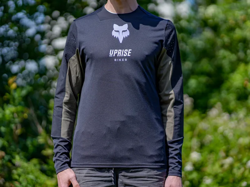 Fox Defend Uprise Men's Long Sleeve Jersey - Park Black