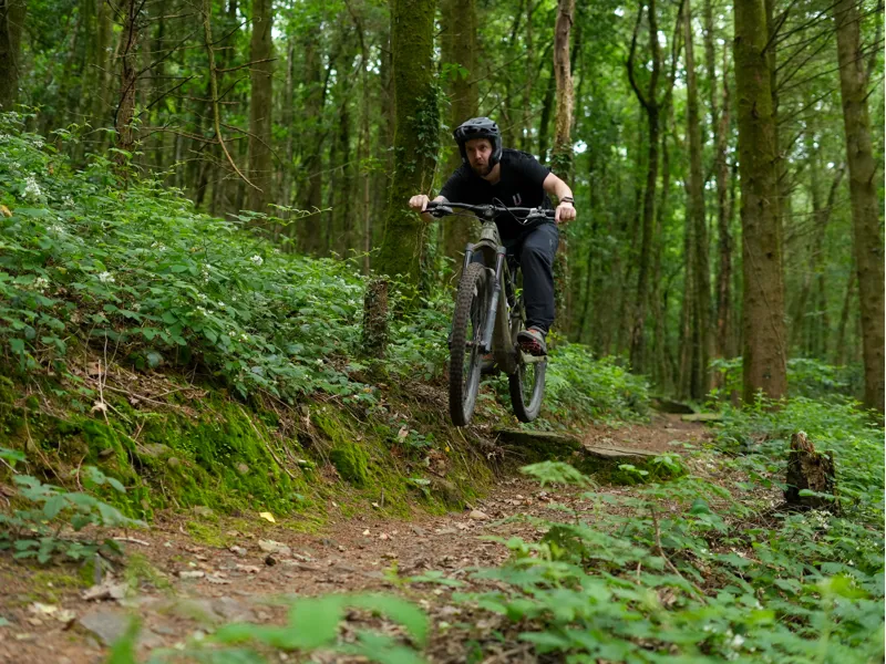 Merida eOne-Sixty 6000 27.5/29er Carbon Electric MTB - Green/Black-7