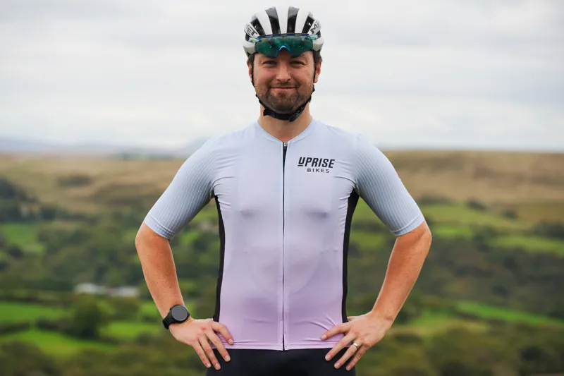 Uprise Aero 2 Unisex Road Short Sleeve Jersey - Team Sunrise Fade-2
