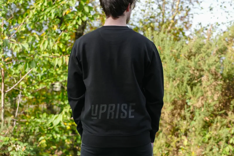 Uprise Unisex Crew Sweatshirt - Black-2