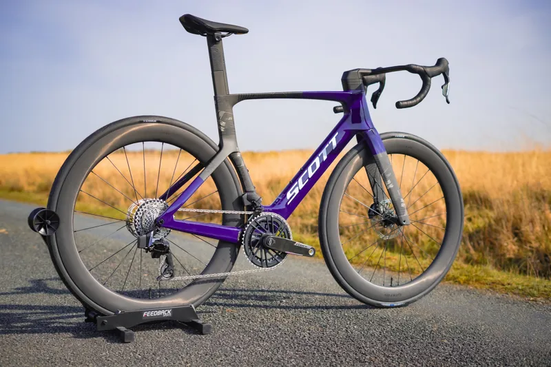 Scott Item Foil RC Team 2026 Carbon Aero Road Bike - Grape Purple/Black-8