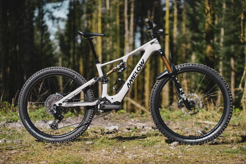 Amflow Carbon Pro PX 2027 Electric Mountain Bike - Moonstone Grey-1