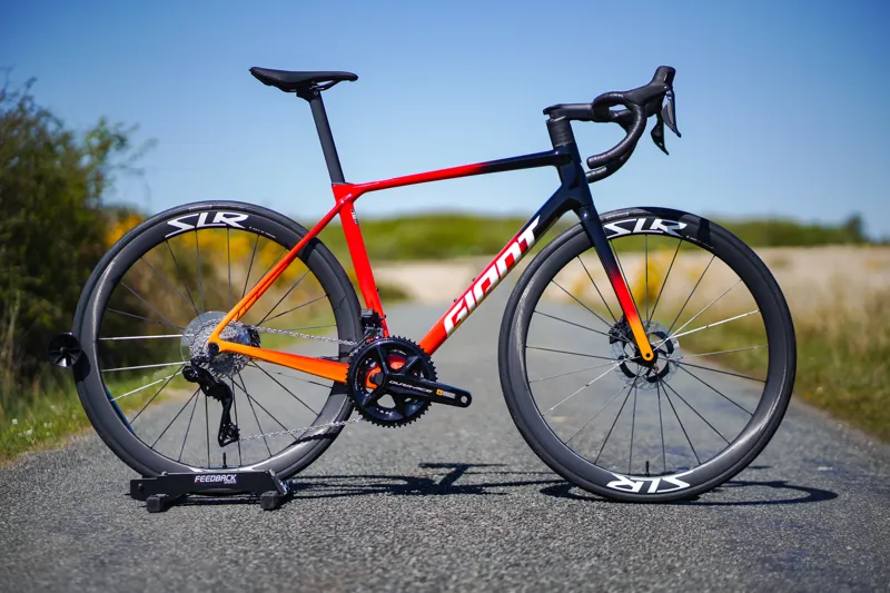 Giant TCR Advanced Pro Dura Ace 2026 Carbon Road Bike - Black/Rosso Corsa-1