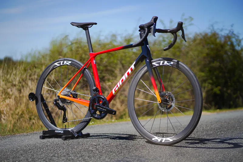 Giant TCR Advanced Pro Dura Ace 2026 Carbon Road Bike - Black/Rosso Corsa-7