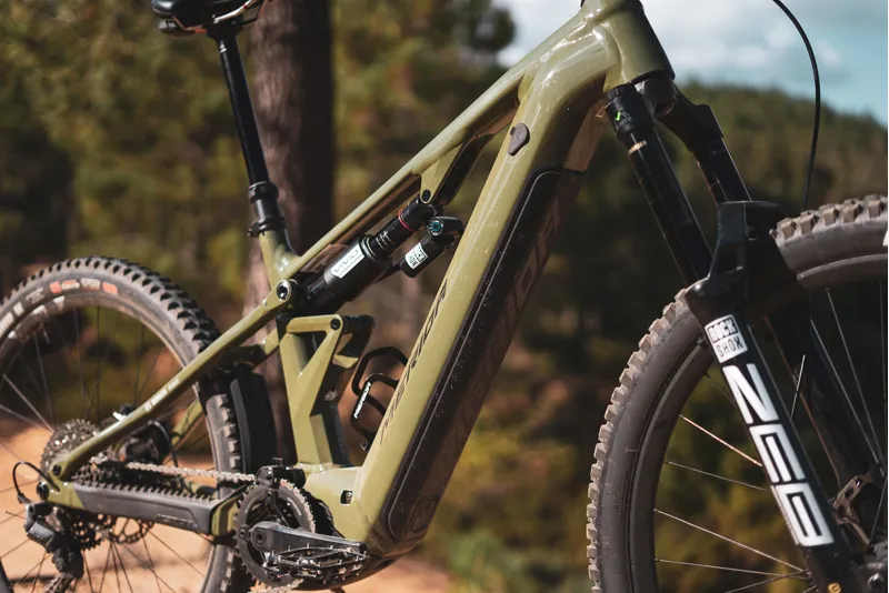 Merida eOne-Eighty 900 2025 Electric Full Suspension MTB - Anaconda Green-5