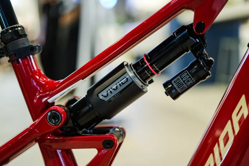 Merida eOne-Eighty 700 2025 Electric Full Suspension MTB - Heritage Red-2