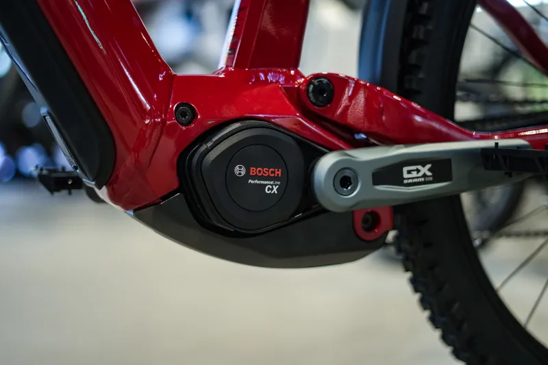 Merida eOne-Eighty 700 2025 Electric Full Suspension MTB - Heritage Red-4